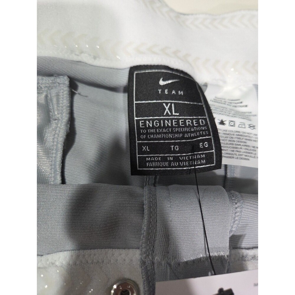 NEW Nike Vapor Select Piped Baseball 3/4 Pant Grey/Grn Size Men XL BQ9021-059 B8 - Picture 5 of 13